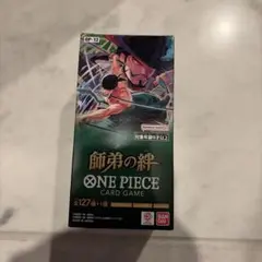 テープ付き未開封/新品ONE PIECE カードゲーム 師弟の絆 2BOX - メルカリ