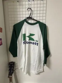 古着 ロゴ Tシャツ Mサイズ ホワイト/グリーン