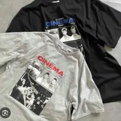 CINEMA フォトプリント Tシャツ グレーのみ　しまむら　nozomiのサムネイル
