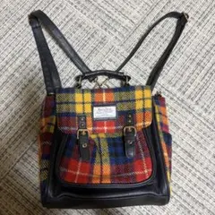 未使用級！ハリスツイード クロッシー コラボ 3way ミニリュックのサムネイル