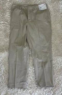 新品　ユニクロ　イージーケアストレッチクロップドパンツ