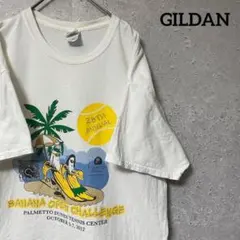 GILDAN ギルダン Tシャツ 半袖 スポーツ テニス バナナオープン L