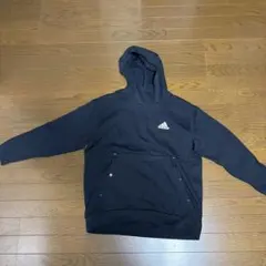 破格！　adidas パーカー black サイズXO