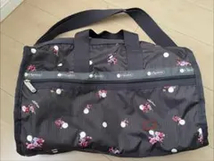 LeSportsac ボストンバッグ ドット リボン柄 - メルカリ