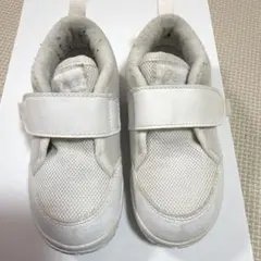 ASICS アシックス スクスク 上履き 15.5 ホワイト スニーカー