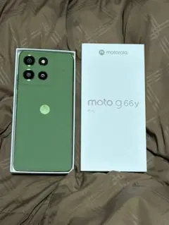 【美品】 MOTOROLA moto g66y 5G 128GB ディルグリーン