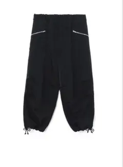 【Yohji Yamamoto】ジッパー ナイロン カーゴパンツのサムネイル