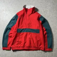 90s Eddie Bauer 黒タグ ナイロンアノラック カラーブロック M