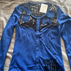 GHOST of HARLEM ボタン付きカーディガン