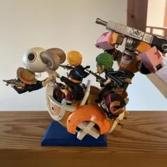 ワンピース ワールドコレクタブルフィギュア ミニメリー号Attack 欠品あり