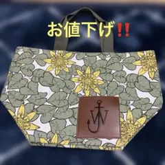 UNIQLO ＆ JW ANDERSON リバーシブルトートバッグ カーキx花柄