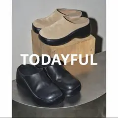 TODAYUL Volume Sole Sabot ベージュのサムネイル