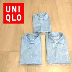 ユニクロ スーパーノンアイロンシャツL クリーニング済