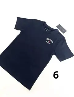 新品 Tommy Hilfiger ネイビー Tシャツ ６