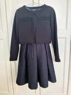 卒業式　フォーマル　ワンピース　セット　ポンポネット 150