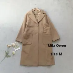 【mila owen】 チェスターコート　オーバーサイズ　ウール　M ベージュ