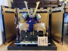 龍玉作 菊金物兜 五月人形 兜 - メルカリ