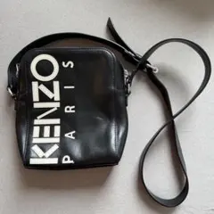 KENZO PARIS レザー ショルダーバッグ ブラック ☆美品 KENZO PARIS レザー ショルダーバッグ ブラック ☆美品 - メルカリ