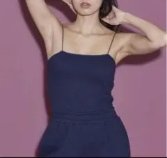 パッドinブラッシュドスパゲッティー シールームリン ネイビー