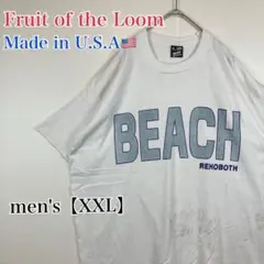 ●T770【アメリカ製】90s 半袖 Tシャツ ホワイト系 men's【XXL】