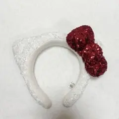 ハローキティ カチューシャ ホワイト