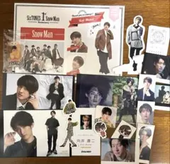 Snow Man 向井康二 ステッカー すのチル アクリルキーホルダー