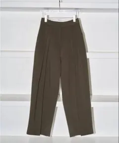 todayful Bonding Wide Trousers モスグリーン