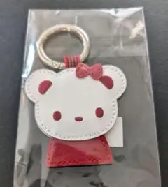 新品 familiar ファミリア ネームホルダー　リアちゃん　赤