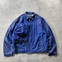 90s ラルフローレン スウィングトップ/ブルゾン M ブルー フリース付き