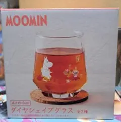 MOOMIN ダイヤシェイプグラス ムーミン＆リトルミイ 未開封のサムネイル