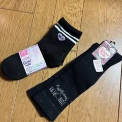 靴下　19から24 クルー丈　ハイソックス　計4足