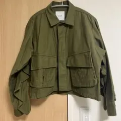 k*i様 UNUSED アンユーズド SAMPLE ノーカラージップブルゾン ジ