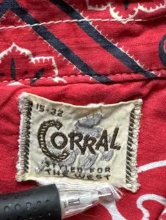 60年代ヴィンテージ　バンダナシャツ