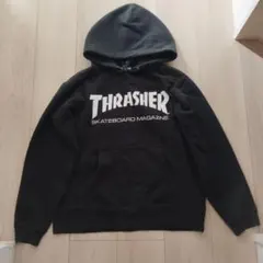 THRASHER パーカー ブラックMサイズ