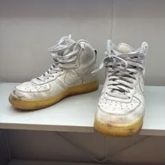 NIKE AIR FORCE 1 ホワイト ハイカット　NIKE ID