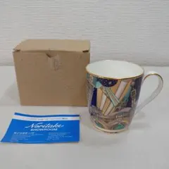Noritake ノリタケ マグカップ ボーンチャイナ 建築デザイン 金彩
