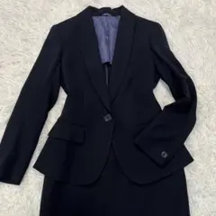 美品✨洗える✨destyle スカートセットアップ ネイビー 36 38