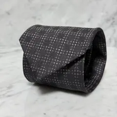 GUCCI グッチ ネクタイ ブラック 黒 シルク ロゴ GG チェック