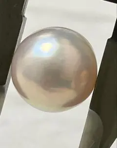 天然アコヤパールルース 真珠 珠 約10㎜ 片穴 ハンドメイドの材料に 