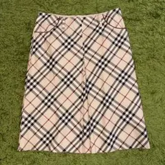 BURBERRY BLUE LABEL チェック柄タイトスカート 38