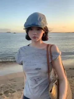 デニム バケットハット フリーサイズ