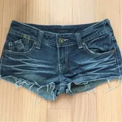 美品デニムショートパンツ イング