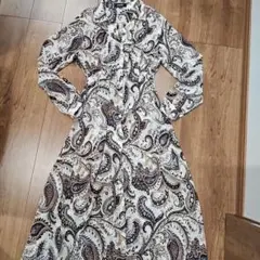 ENVYM ペイズリー ロングシャツ ロングカーディガンのサムネイル