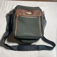 【希少】Samsonite サムソナイト ショルダーバッグ（カーキ×ブラウン）