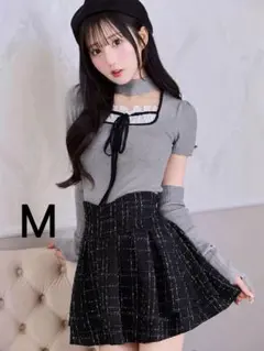 ミシェルマカロン 美脚になれる♡ツイードスカート（インナーパンツつき）m