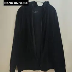 NANO UNIVERSE ネイビーフルジップパーカー サイズL[TN]