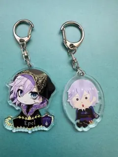 ツイステッドワンダーランド エペル・フェルミエ ￼キーホルダー2点セット￼