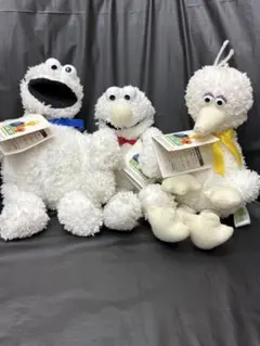 【送料込み】セサミストリート　ぬいぐるみ　ホワイト　バージョン まとめ