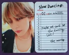 BTS V テヒョン テテ　Layover weverse　トレカ　カード　1