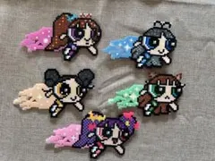 アイロンビーズ　NewJ*ans《Get Up》風デザイン 5点セット